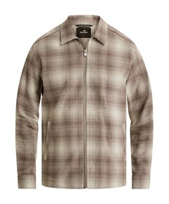 Heren overshirt grijs