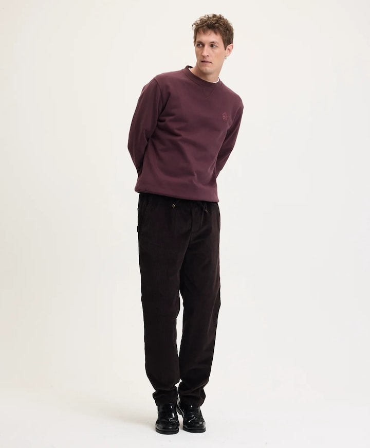 Heren sweater bordeaux