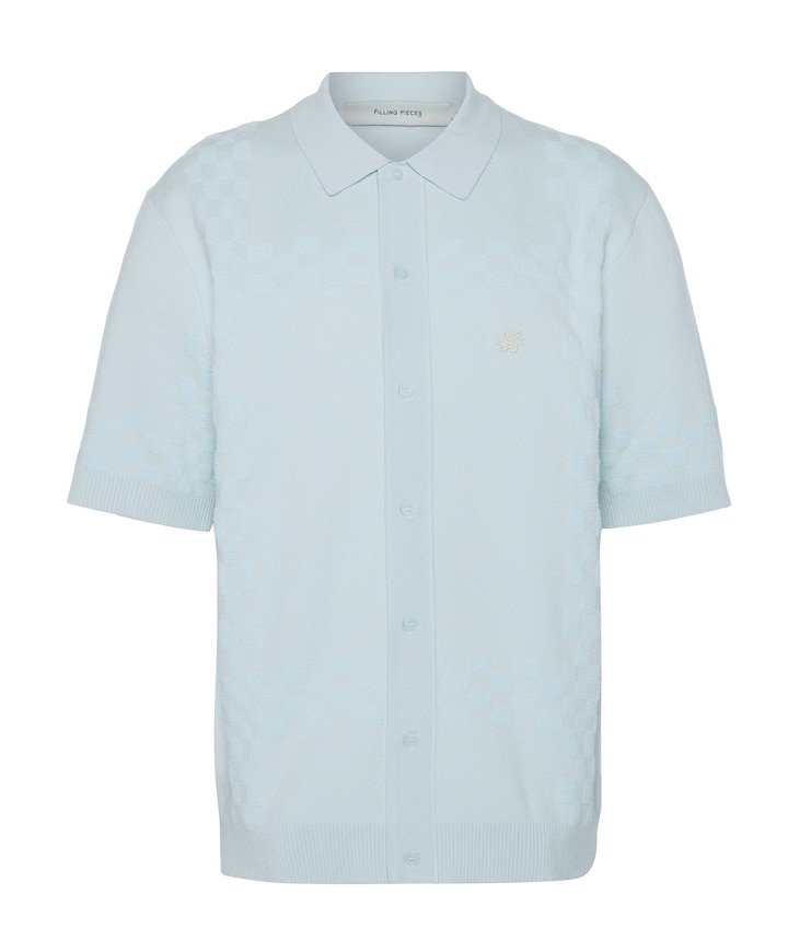 Heren polo blauw
