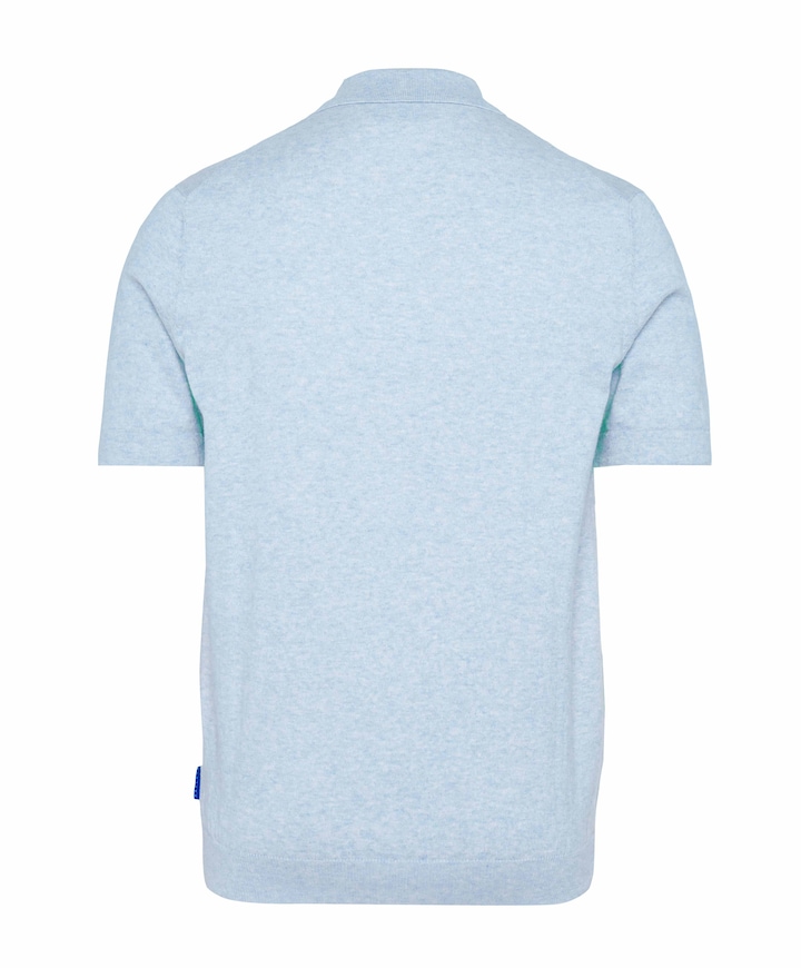 Heren polo blauw