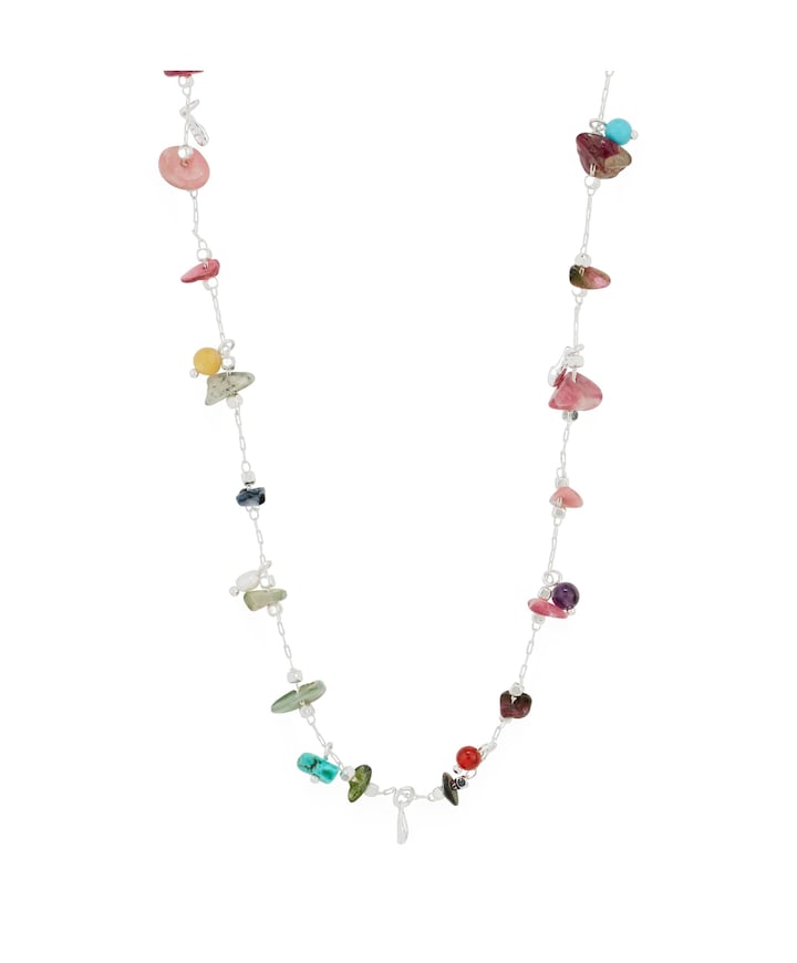 Dames ketting zilver