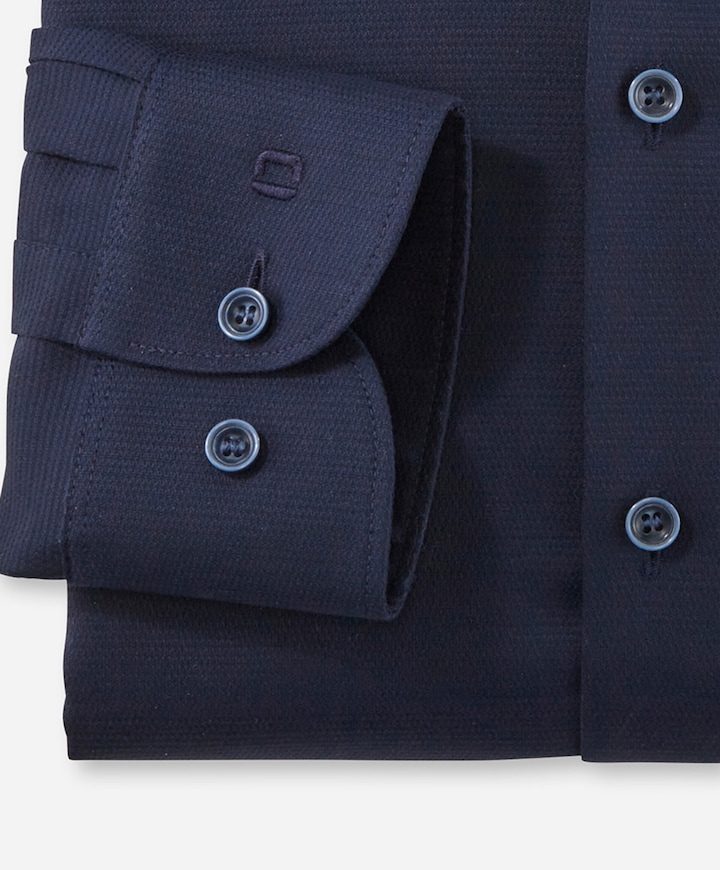 Overhemd lange mouw blauw