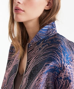 Dames jas blauw