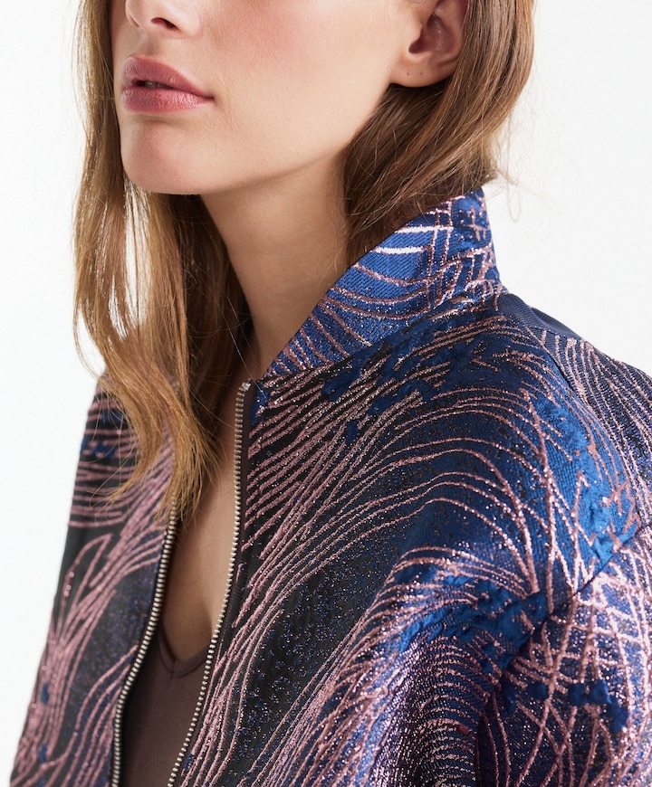 Dames jas blauw