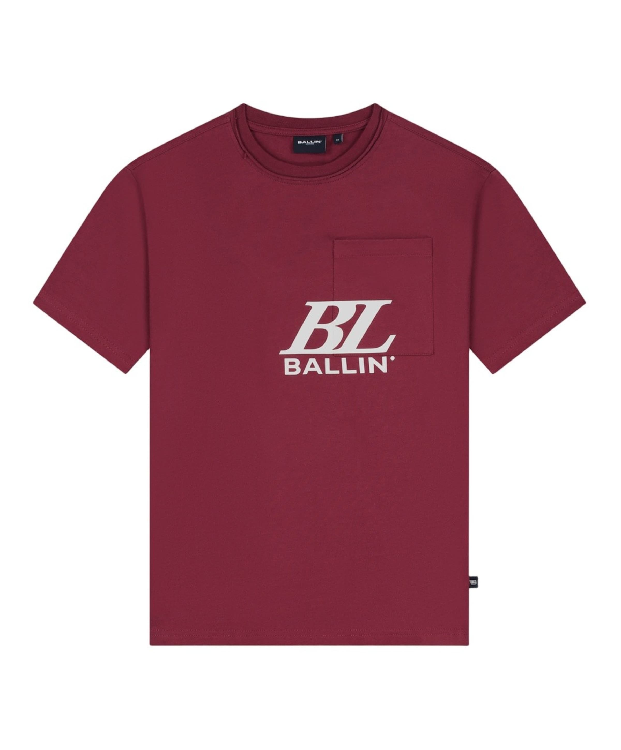Jongens T-shirt bordeaux
