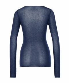 Dames longsleeve blauw