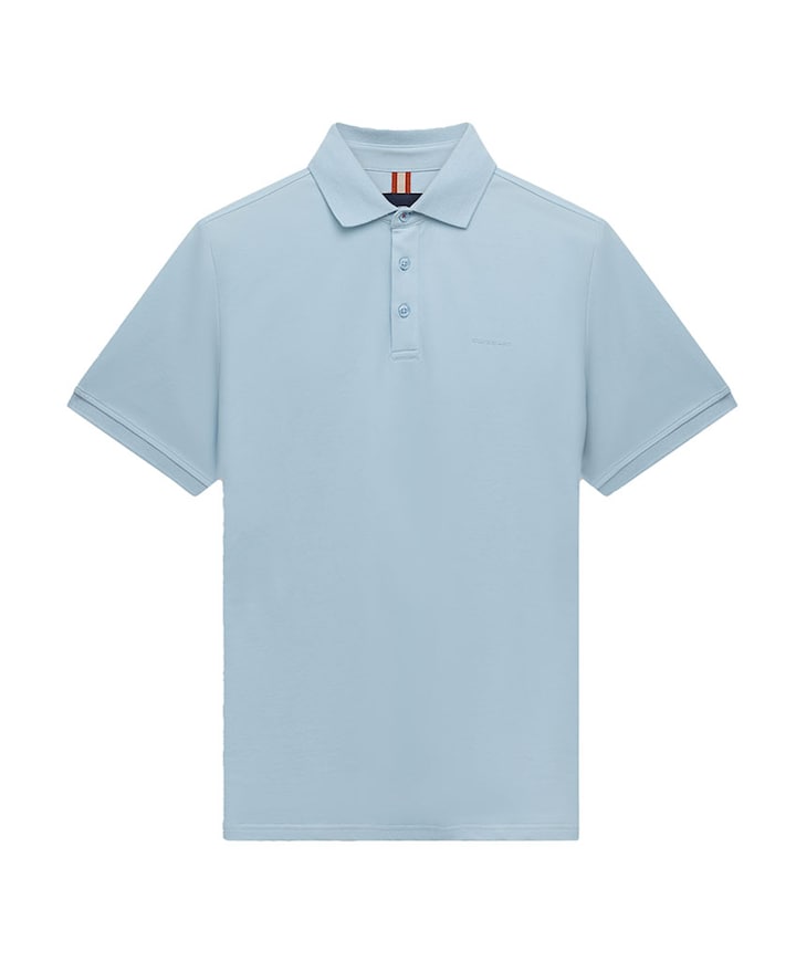 Heren polo blauw
