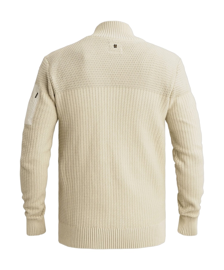 Heren vest ecru
