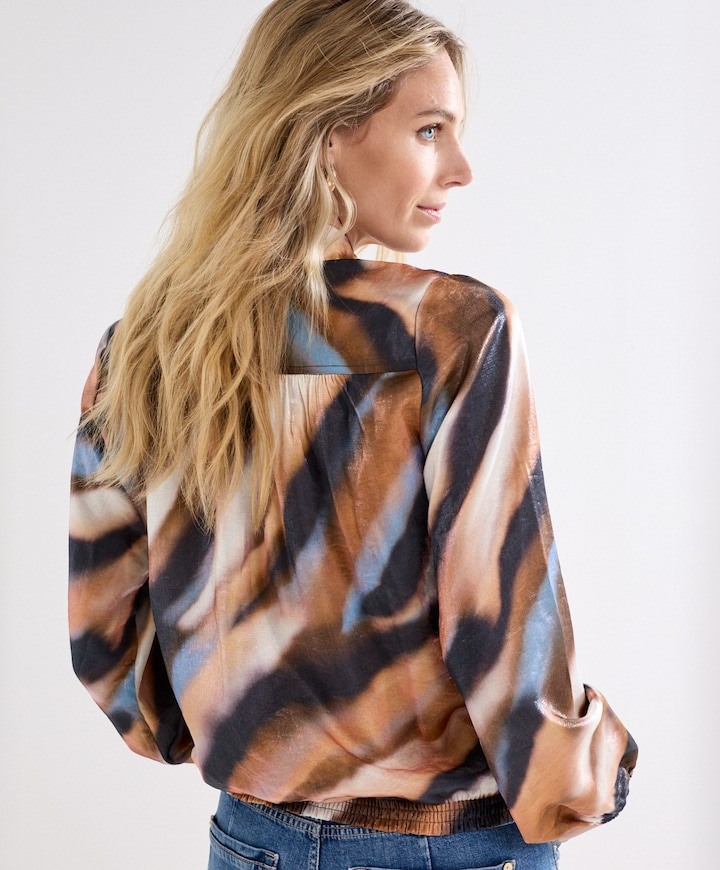 Dames blouse multicolor