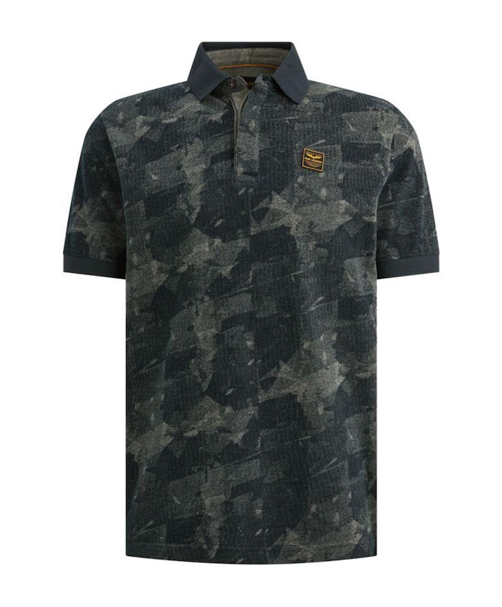 Heren polo grijs