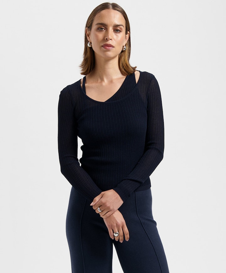 Top blauw