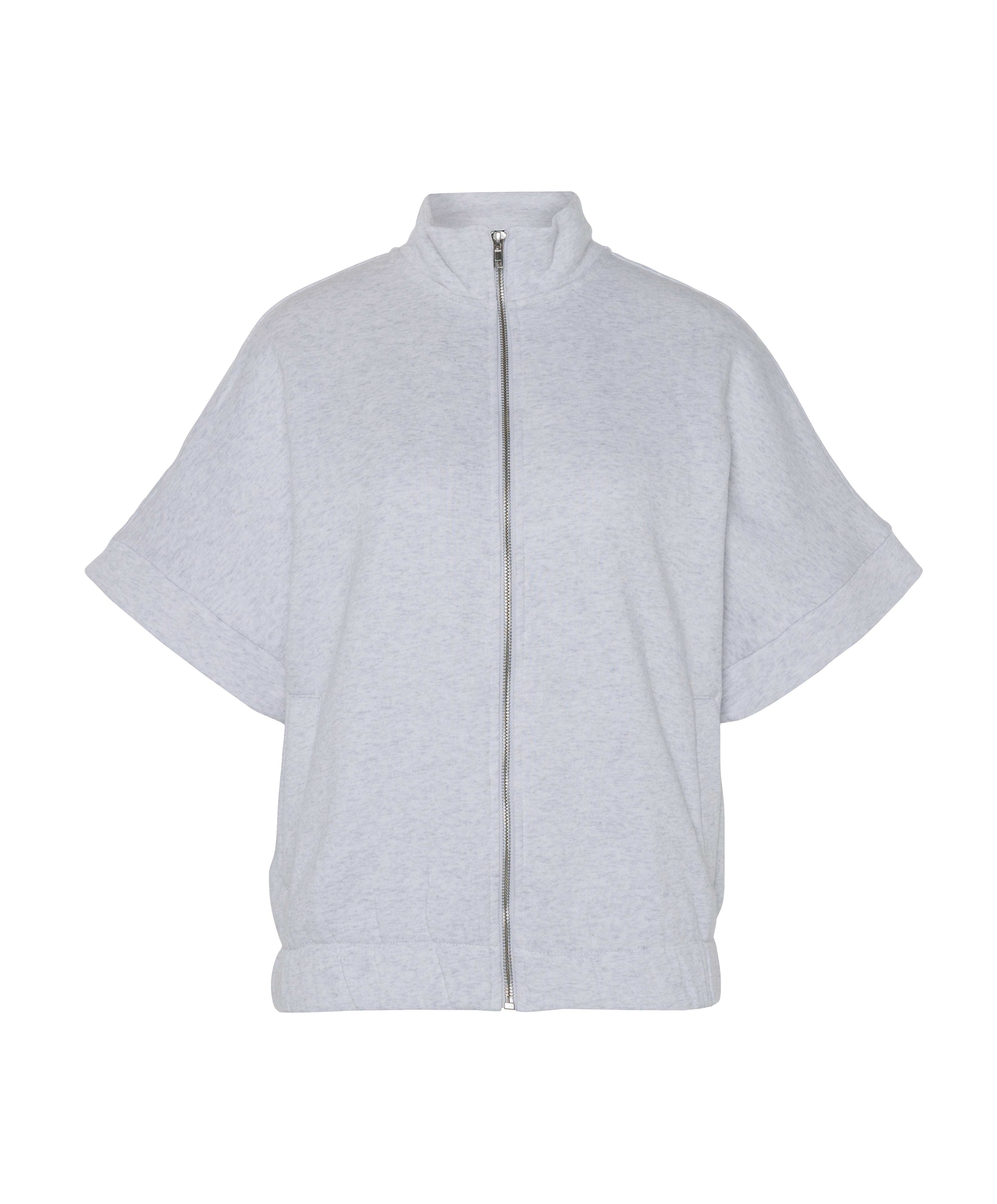 Dames vest grijs