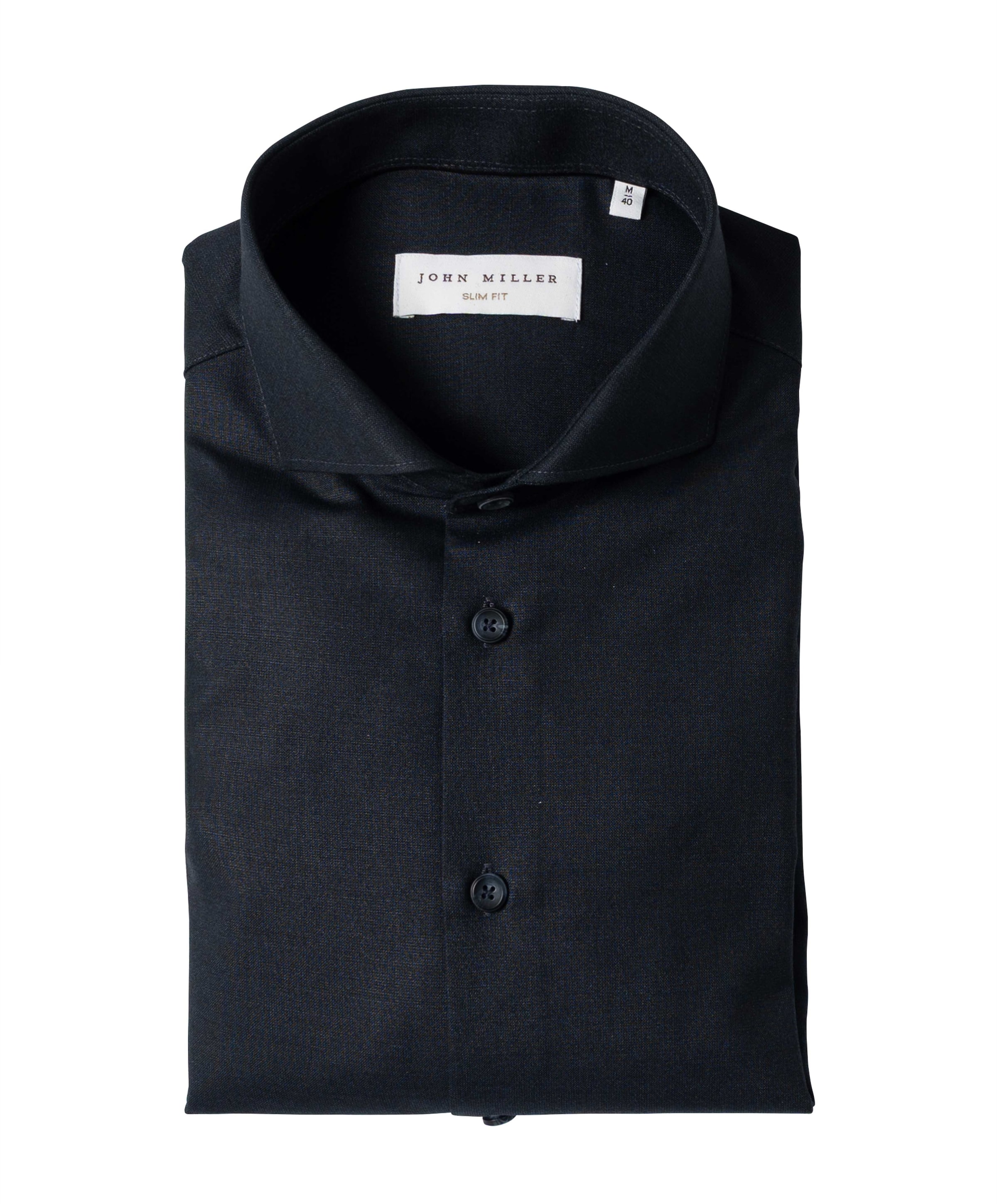 Overhemd lange mouw blauw