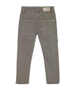 Coloured Wide Fit jeans grijs
