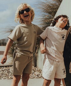 jongens korte broek beige