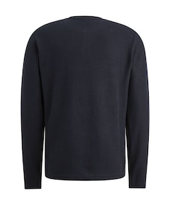 Heren longsleeve blauw