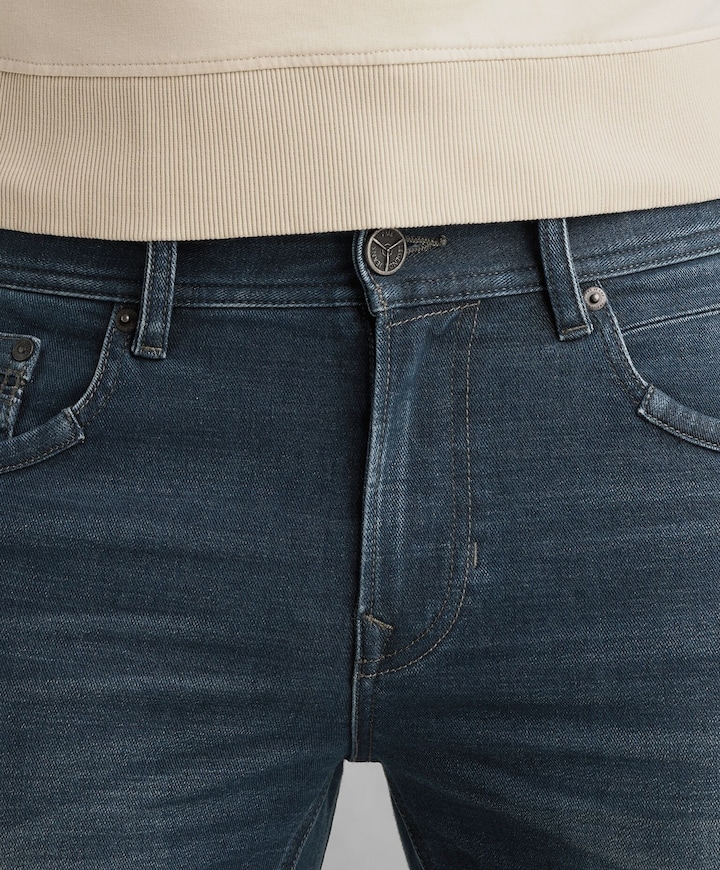 TAILWHEEL DARK NATURAL DENIM heren jeans blauw