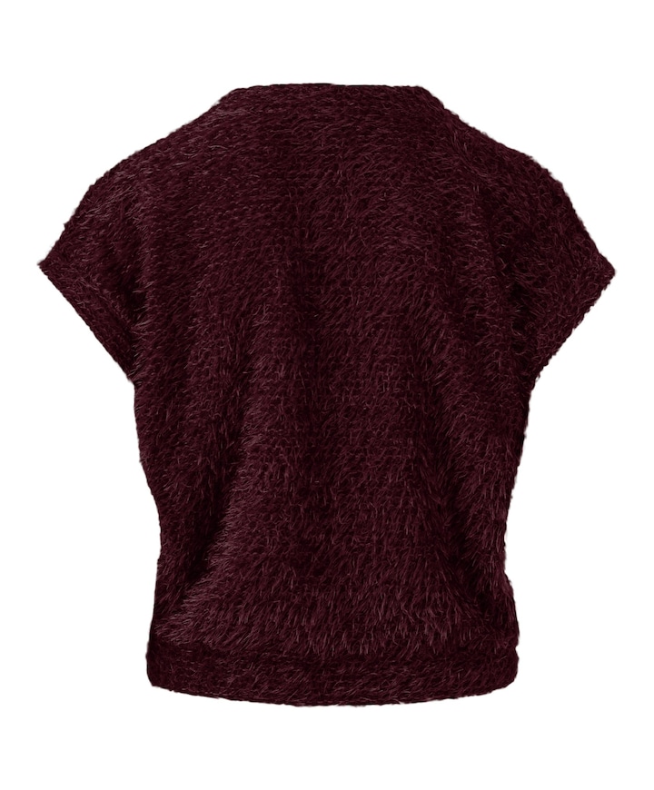 Dames gilet bordeaux