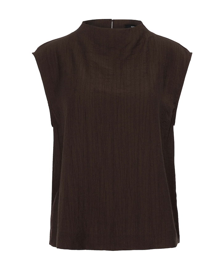 Dames top bruin