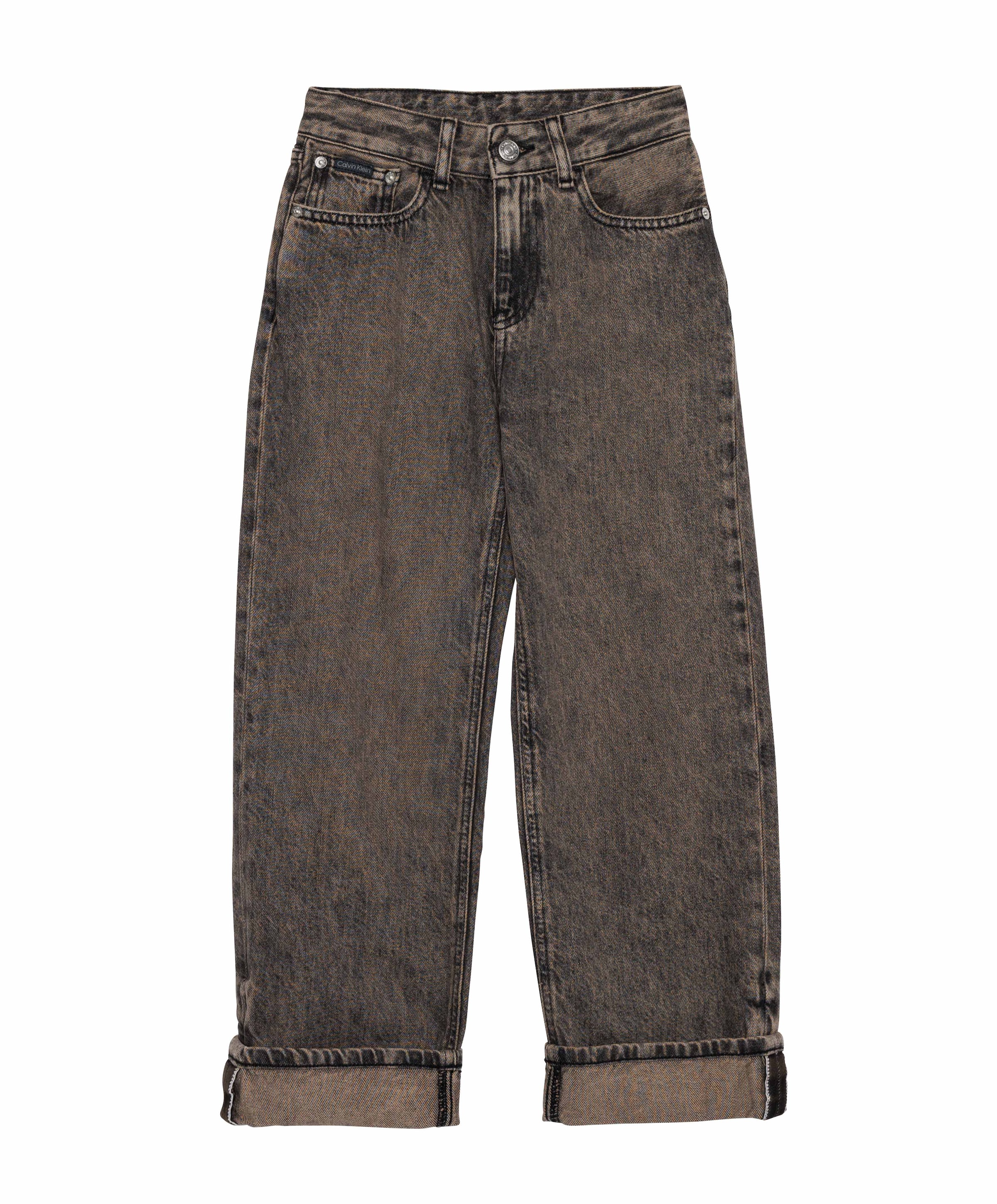 TURN UP SKATER ONYX BLACK jongens jeans grijs