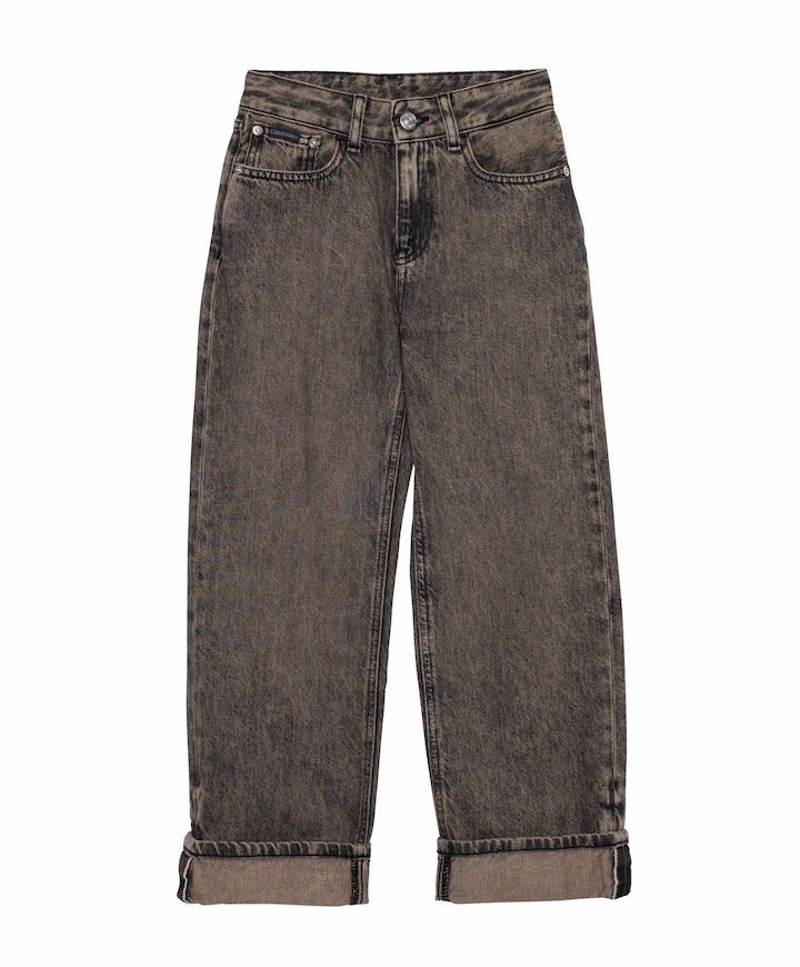 TURN UP SKATER ONYX BLACK jongens jeans grijs