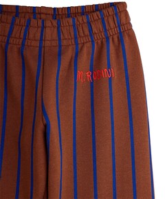 Vertical stripe broek bruin