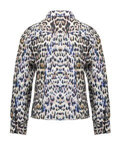 Meisjes blouse lange mouw beige