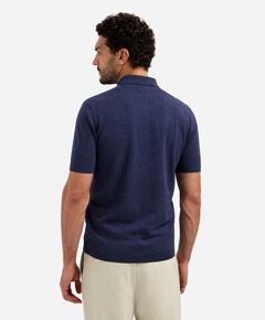 Heren polo blauw