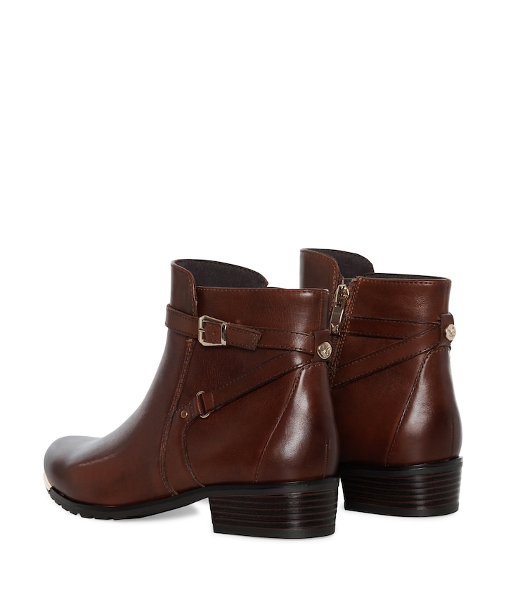 Women enkellaarzen bruin