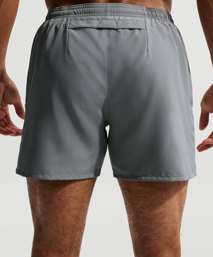 Nike Miler Men's Dri-fit 5i Brief-l heren shorts grijs