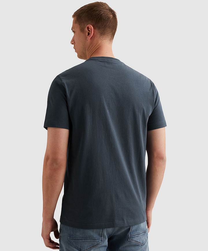 Heren T-shirt blauw