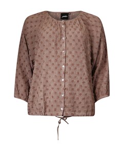 Dames blouse bruin