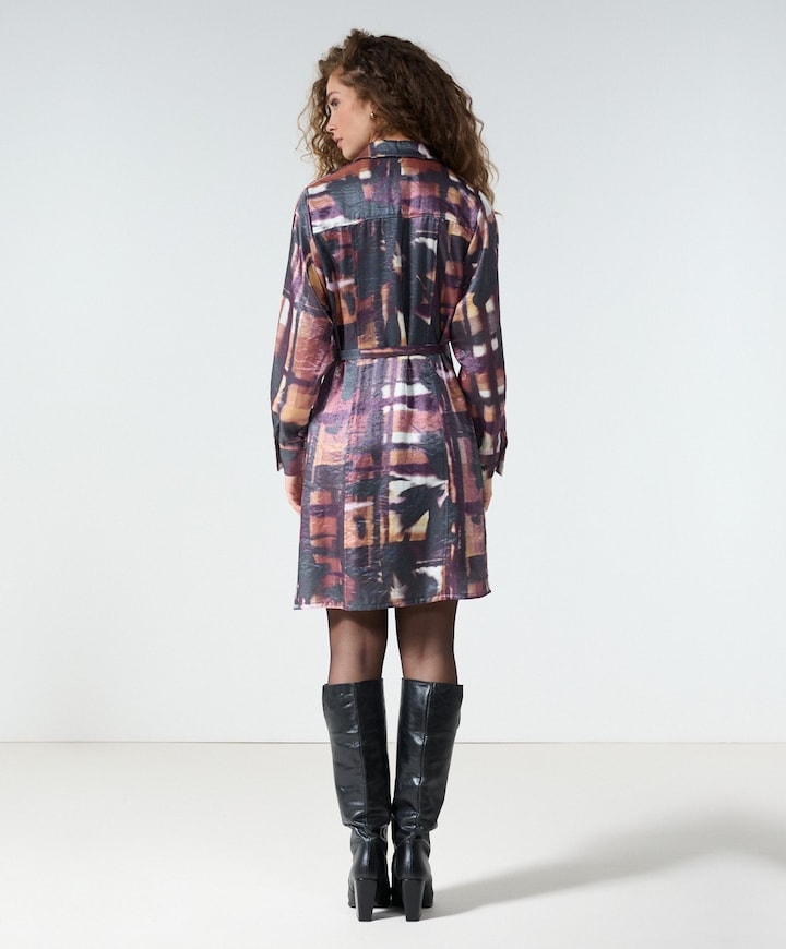 Dames jurk multicolor
