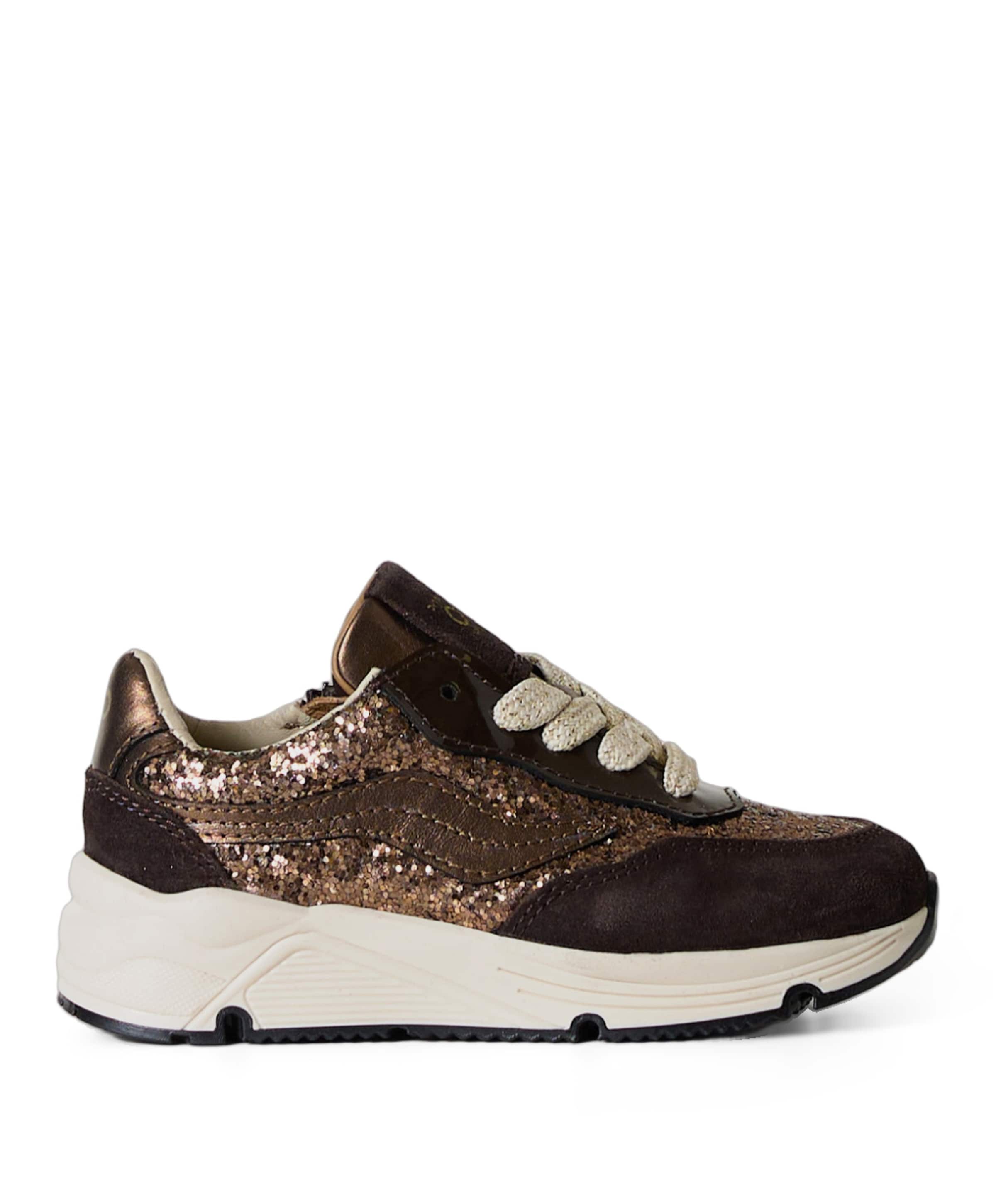 meisjes sneakers bruin