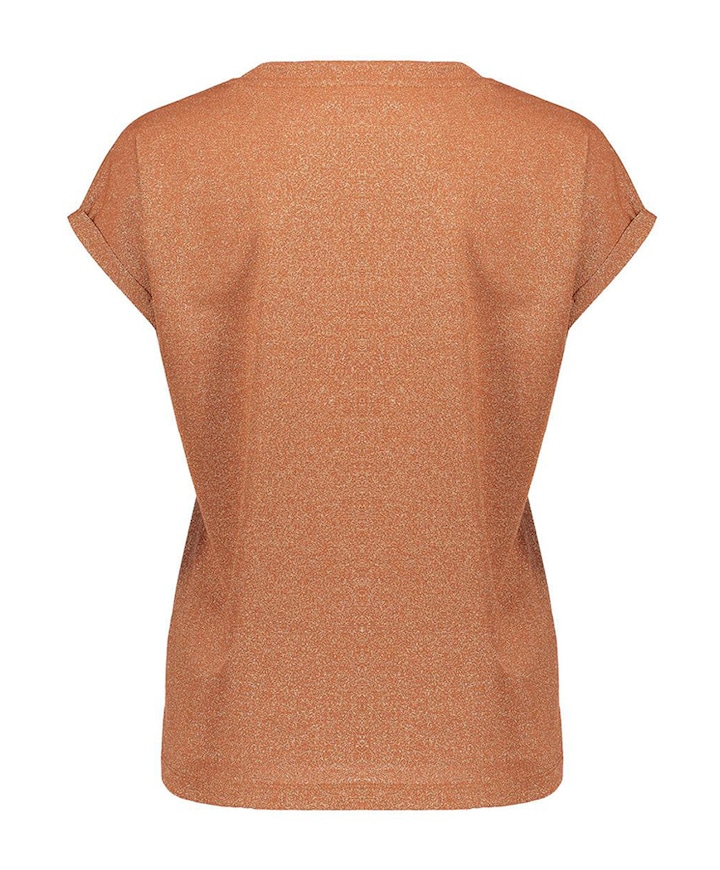 Dames T-shirt brique