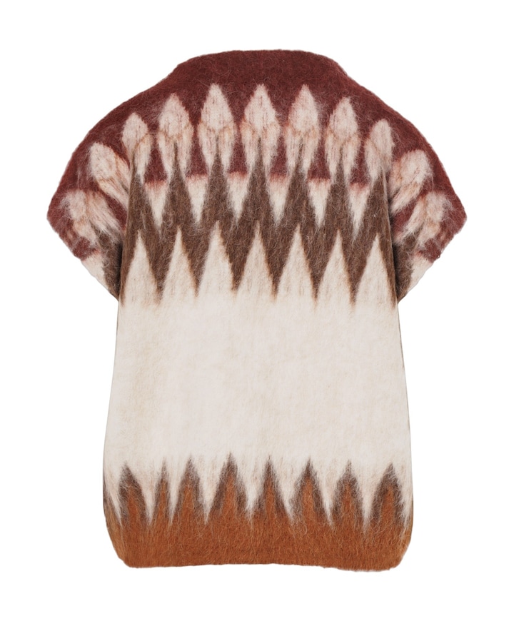 Dames vest beige