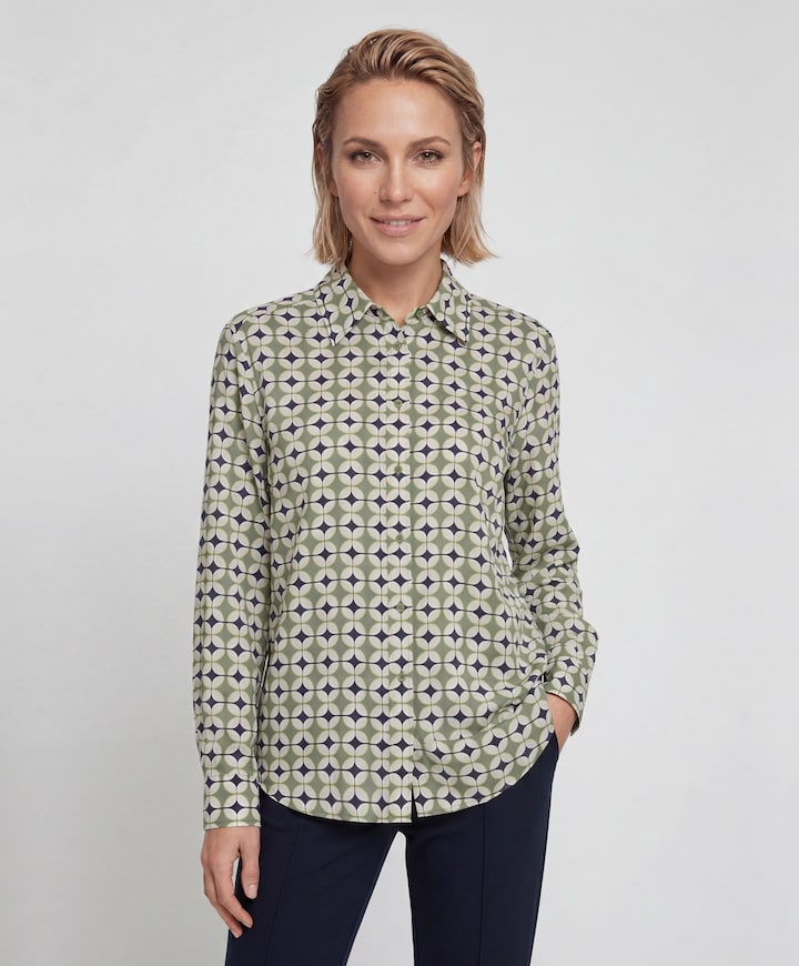 Dames blouse groen