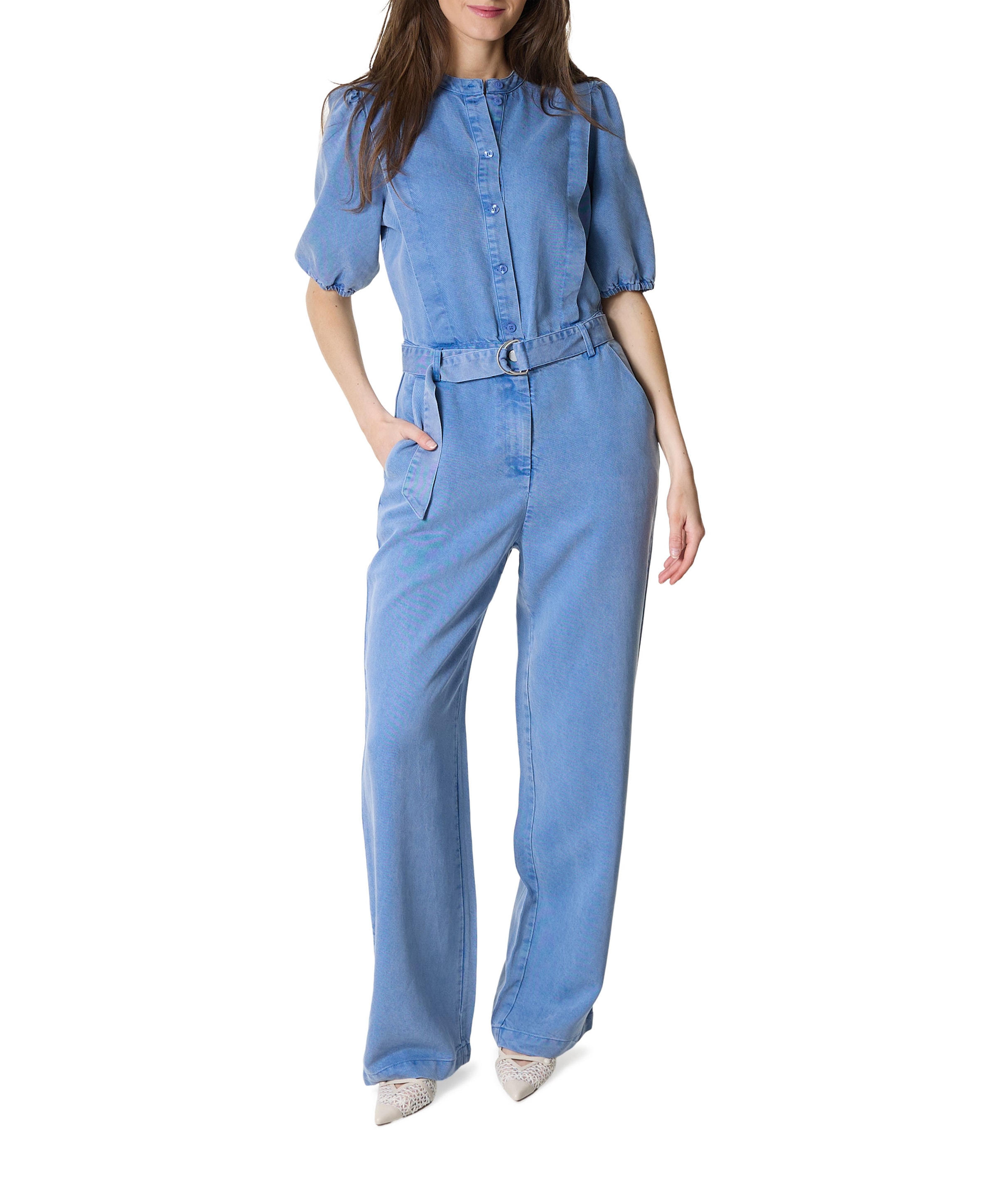 Jumpsuit dames blauw