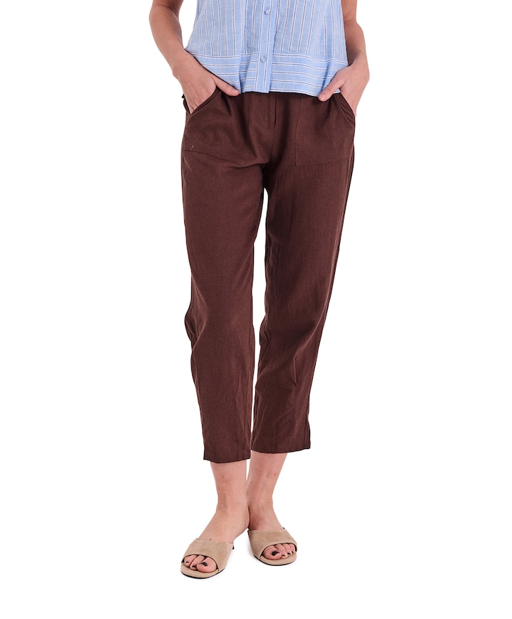 FQLAVA dames broek bruin