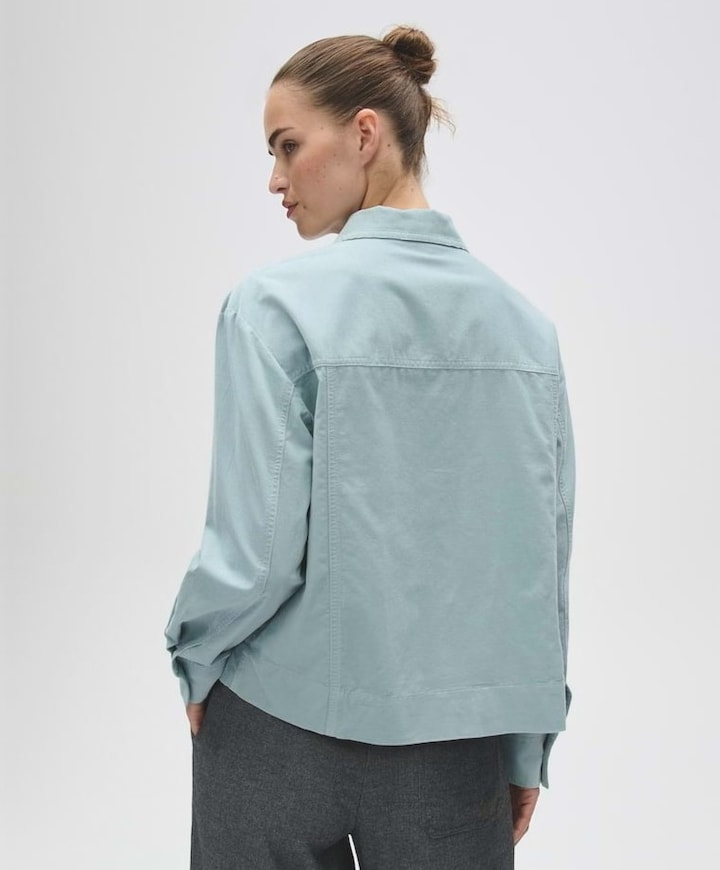 Dames blouse blauw