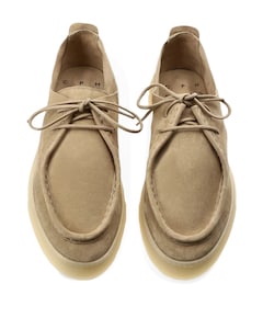 heren moccasins beige