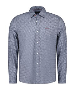Overhemd lange mouw blauw