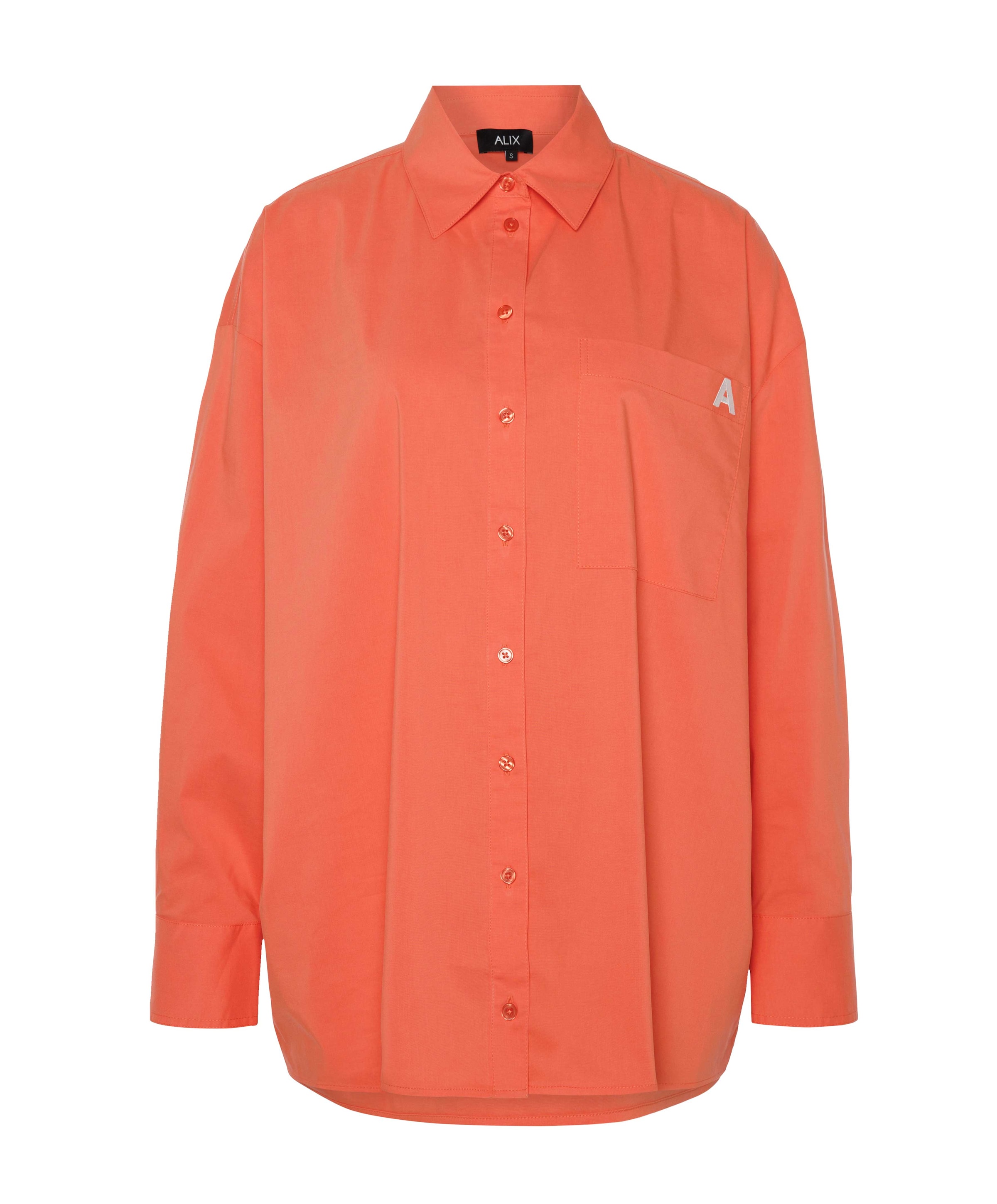 Dames blouse oranje