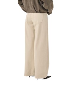 LouisMW 157 High Wide dames jeans beige