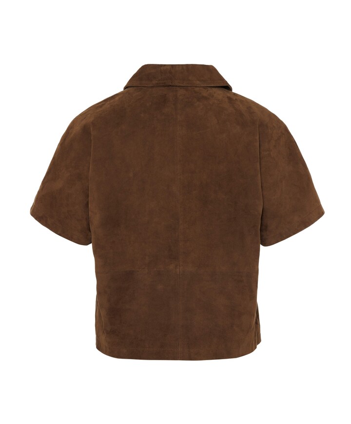 Dames blouse bruin
