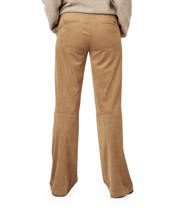 Jenny Wide Leg dames broek beige