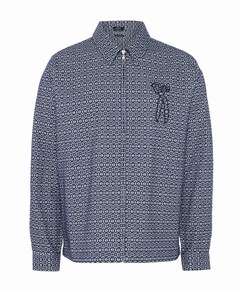 Heren overshirt blauw