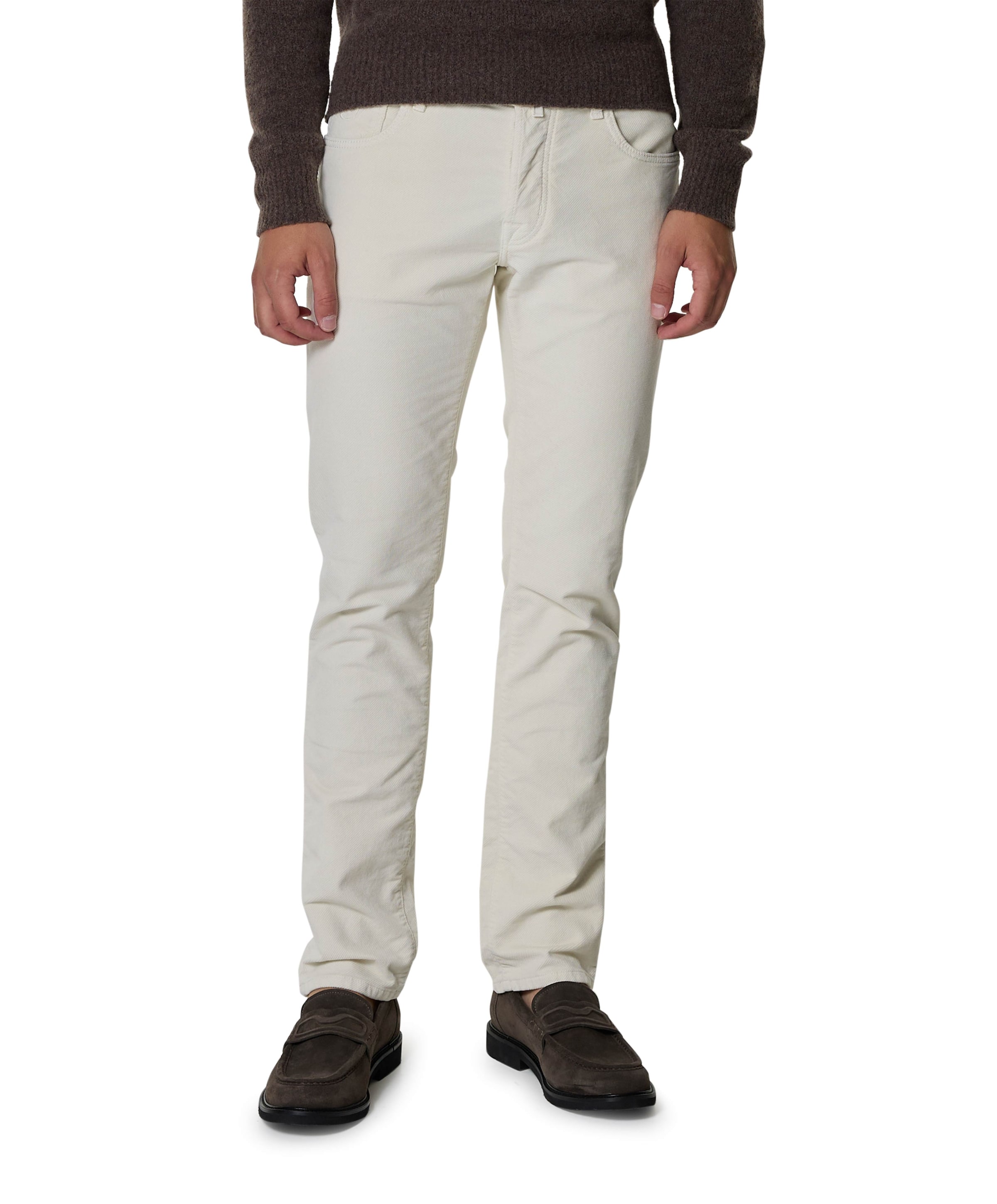 Bard Slim 5 pkt heren broek ecru