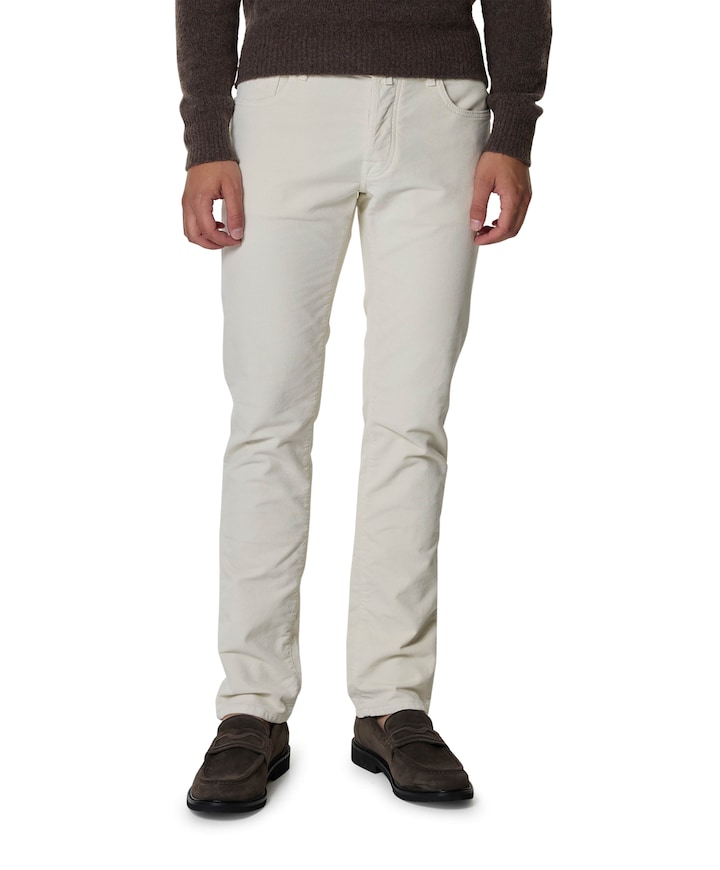 Bard Slim 5 pkt heren broek ecru