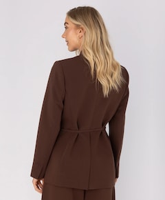 Dames blazer bruin